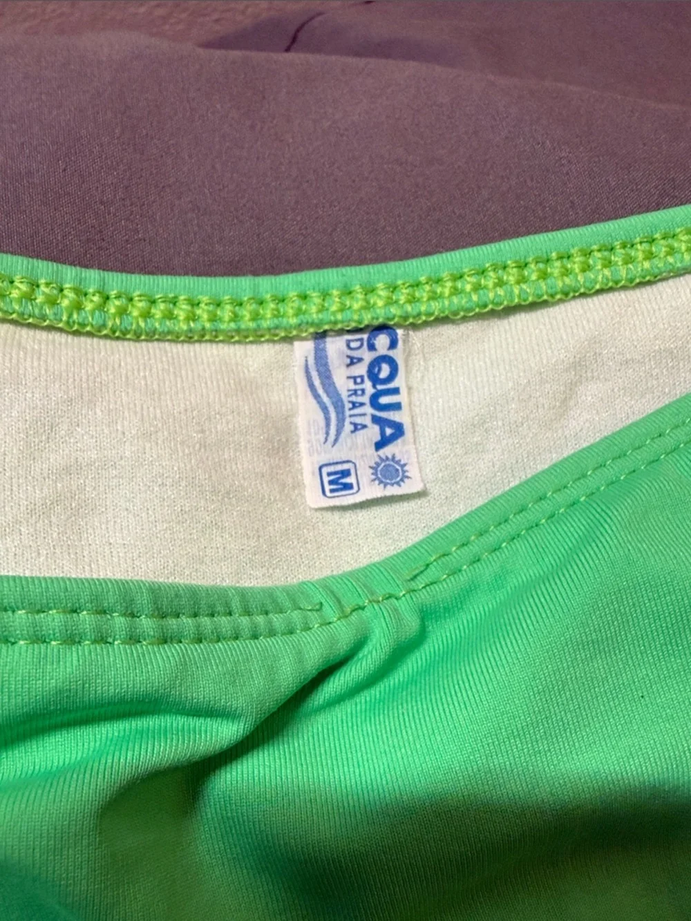 Aqua da Praia Brazilian brand mint green